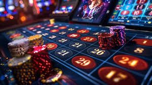 Studio dealer langsung parti togel dengan kamera multi-sudut menampilkan meja baccarat dengan dealer profesional